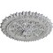 Ekena Millwork Lariah Ceiling Medallion (Fits Canopies up to 1 3/8"), 24 3/4"OD 1 3/8"ID x 3 1/4"P, Frost CM24LAFRF - alternate 4